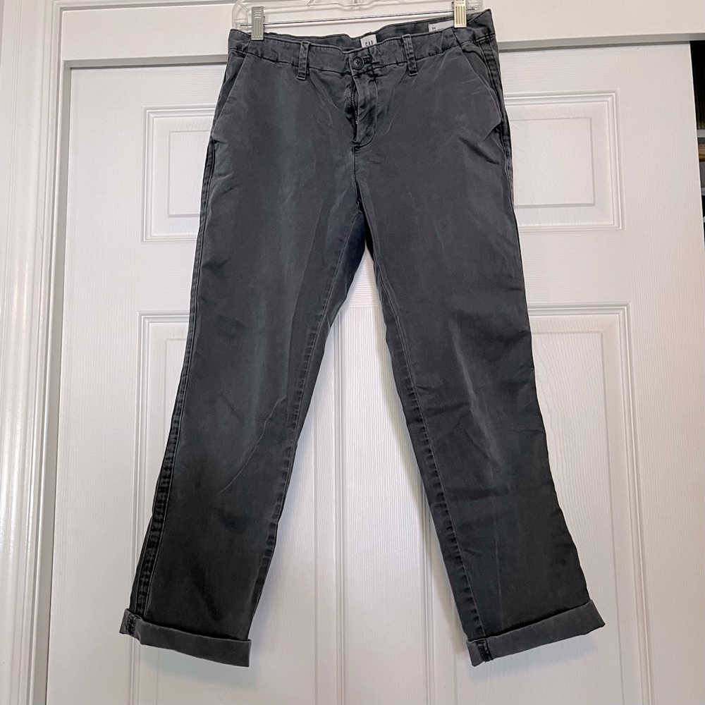 GAP - Girlfriend Chino - Charcoal